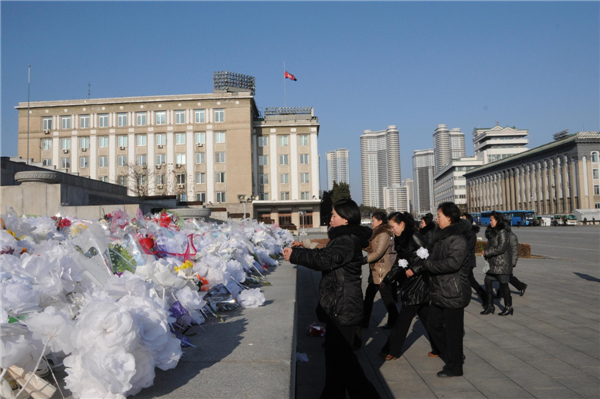 Kim Jong-il's death anniversary marked in DPRK