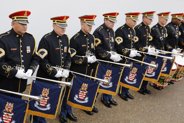 Rehearsal of swearing-in at US capitol