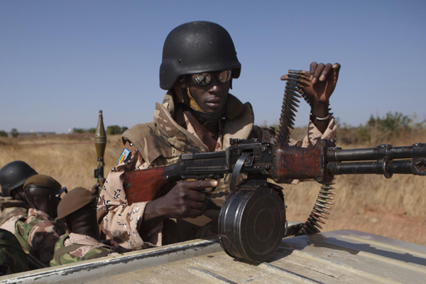 French ground campaign against Mali rebels