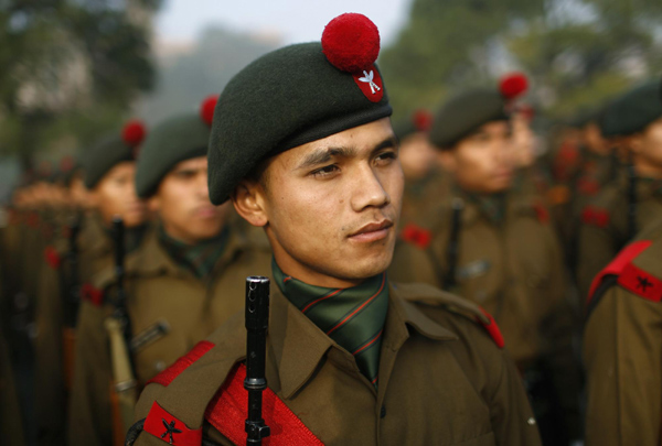 Beating the Retreat ceremony in New Delhi