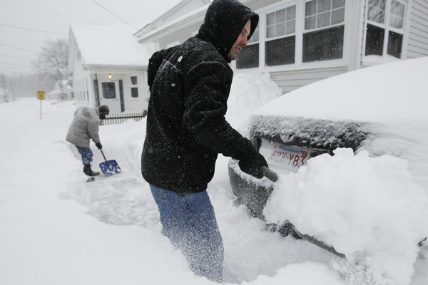 Blizzard buries US Northeast