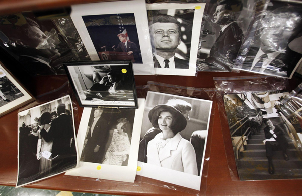 JFK items auctioned 50 yrs after assassination