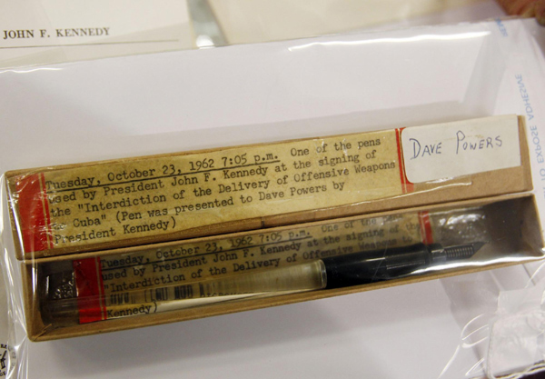 JFK items auctioned 50 yrs after assassination
