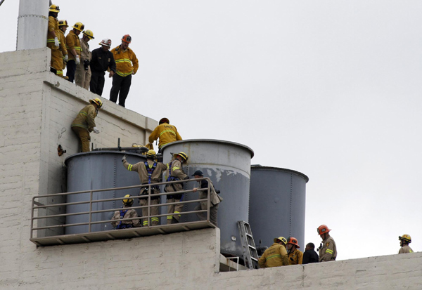 Missing woman's body found in LA hotel water tank