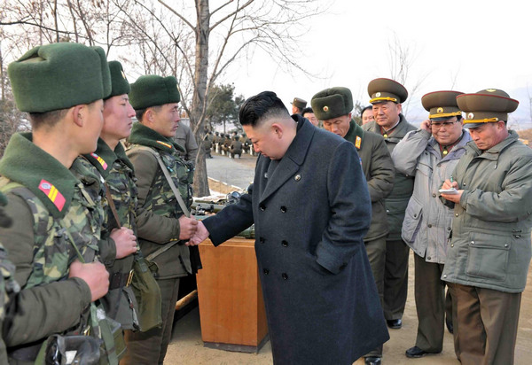 DPRK leader Kim inspects the Korean People's Army