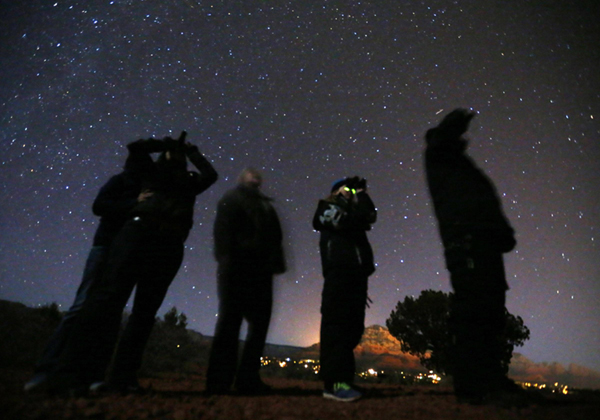 UFO tour in desert