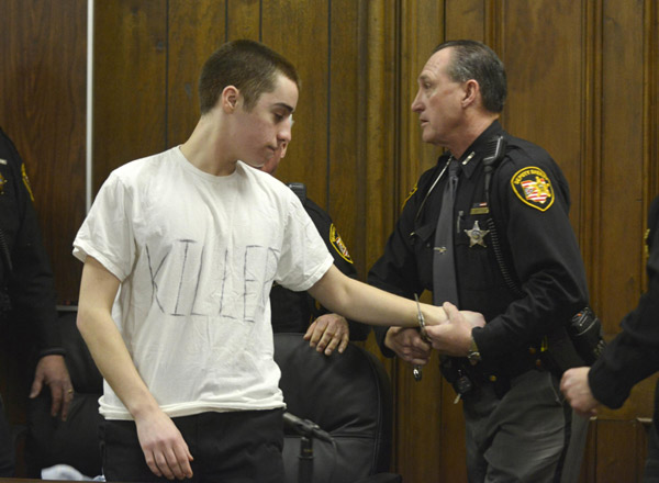 Teen wearing ‘killer’ shirt gets life for shooting