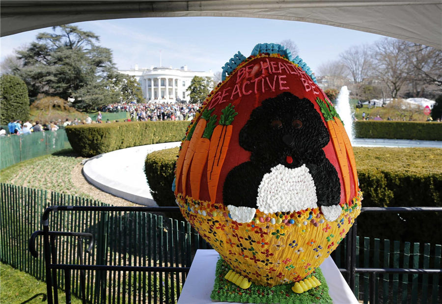 Obama family enjoy Easter Egg Roll with children