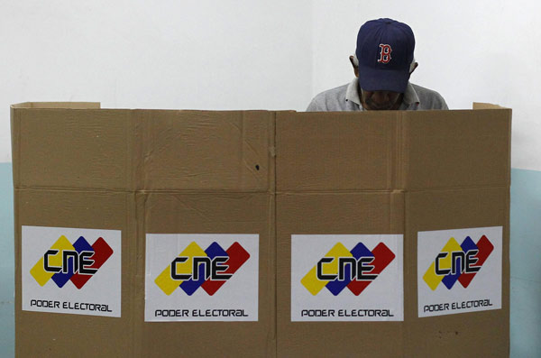 Venezuela's election held peacefully