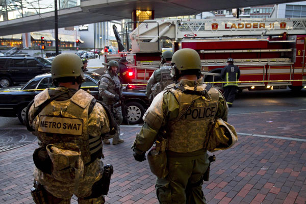 Three dead in US marathon bomb