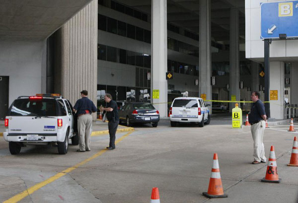 Man kills himself after firing shot at airport