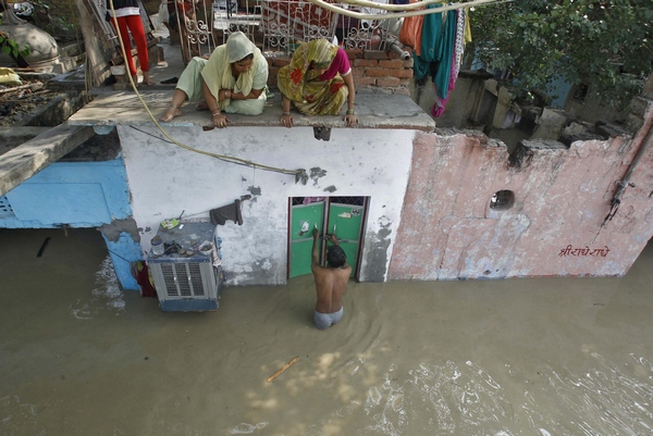 Floods hit New Delhi