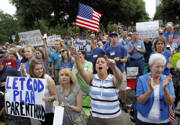Thousands flock to Texas Capitol over abortion