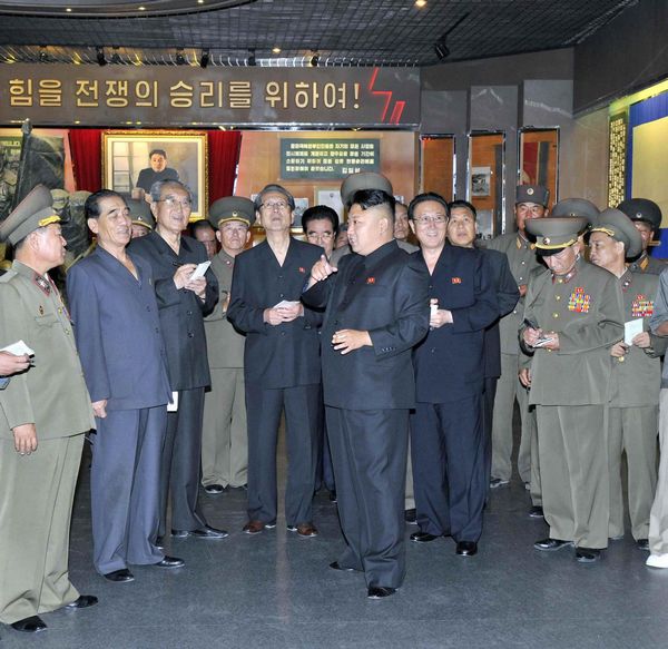 DPRK's Kim visits war museum