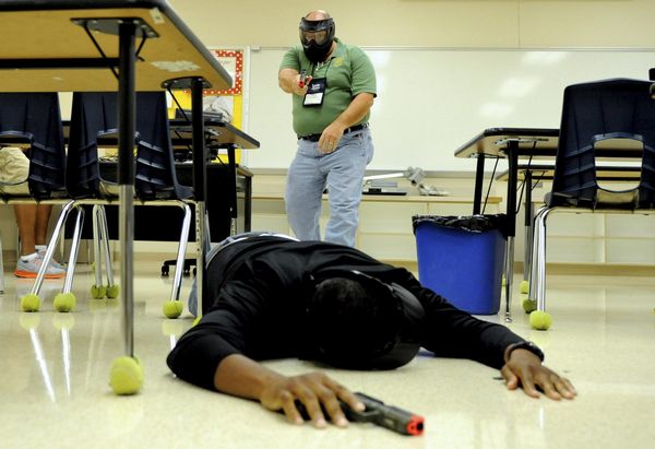 School shooting simulation in Orlando