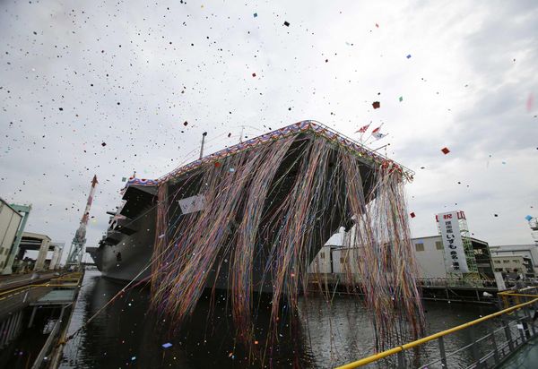 Japan launches largest surface combatant