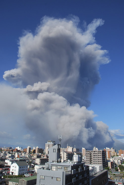 500th eruption of Sakurajima Volcano in 2013