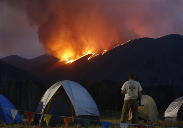 US Feds running out of wildfire money