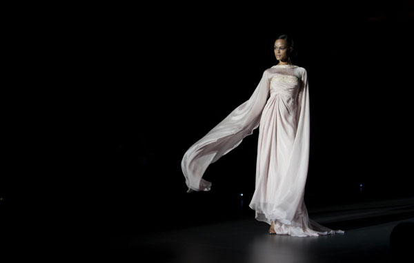 Hannibal Laguna creations at Madrid Fashion Week