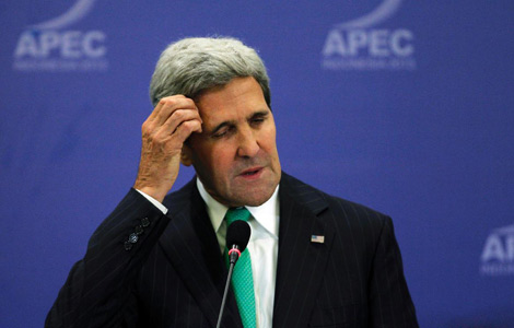 Kerry calls shutdown a brief disruption