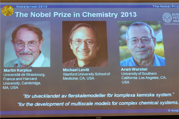 3 US scientists win Nobel chemistry prize