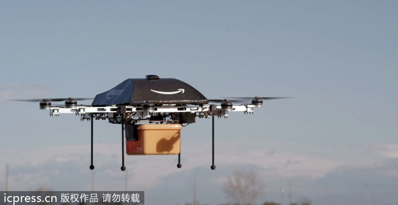 Amazon sees delivery drones as future