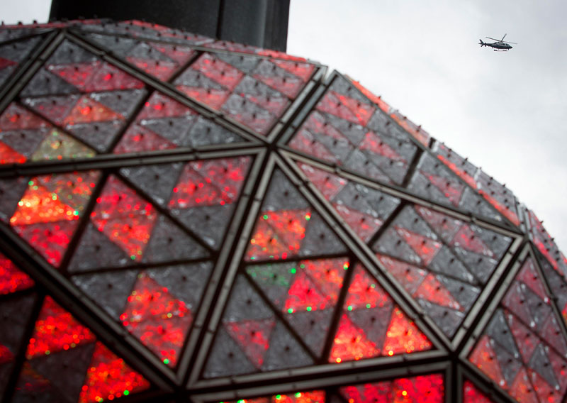 Times Square ball tested for celebrations
