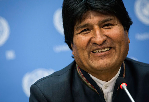 Bolivia assumes G77 chair, calling for just 