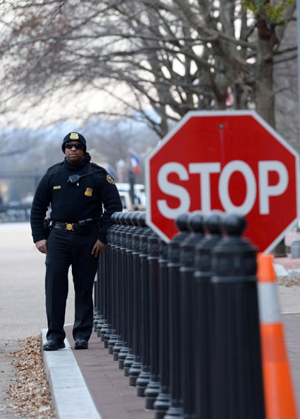 White House on lockdown as man tries to climb fence
