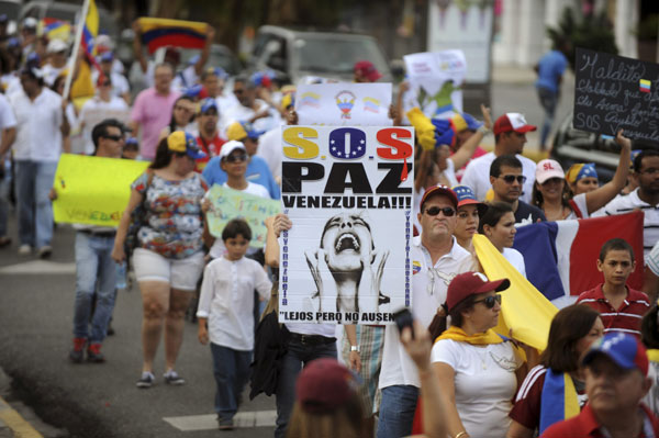 Protest continues in Venezuela