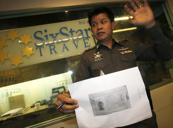 Thai travel agents questioned over tickets for missing jet