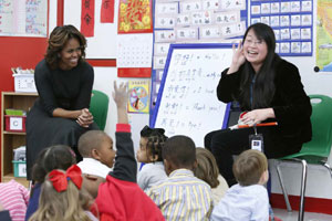 Michelle to push education on China visit