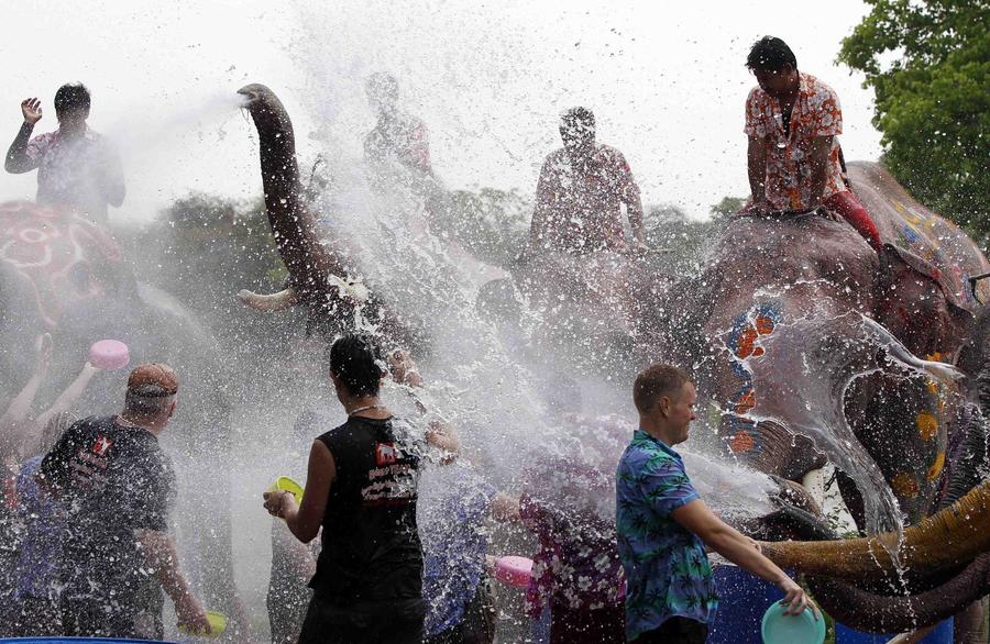 Songkran water festival marks Thailand's New Year