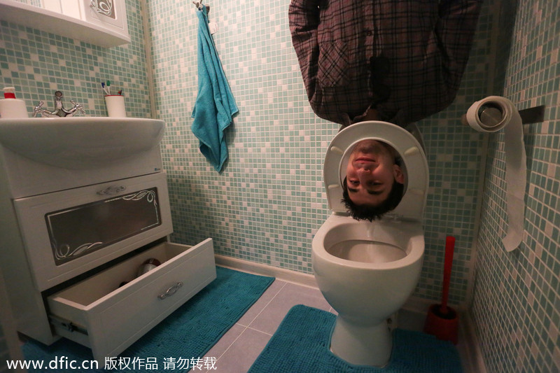 Museum of 'House upside down' opens in Saint Petersburg