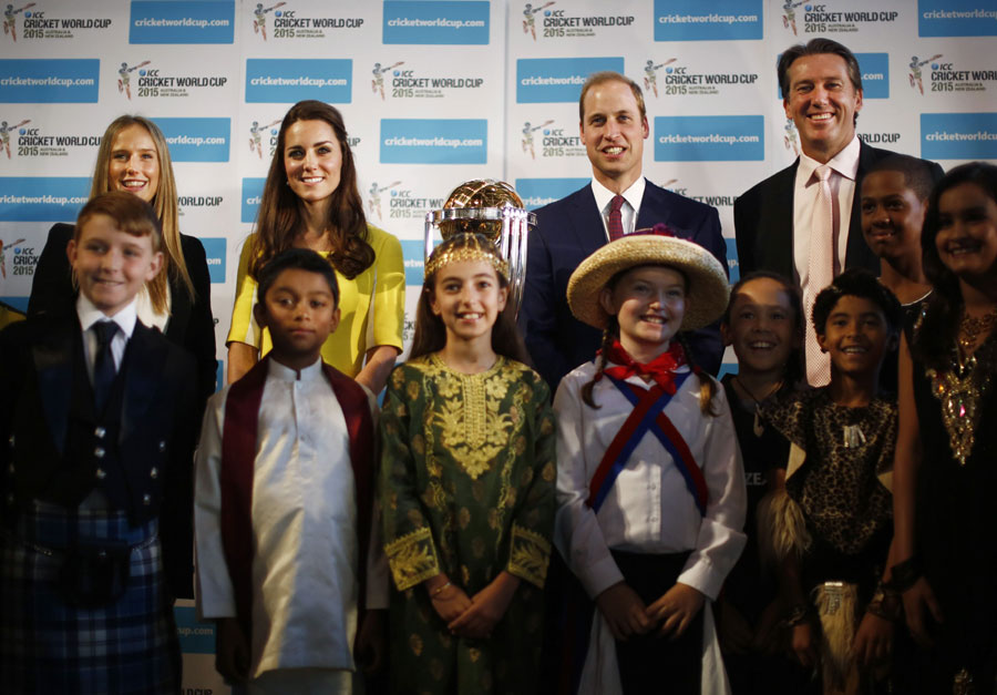 Prince William, Kate cheer for Cricket World Cup