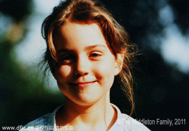 Childhood photos of Prince William and Kate