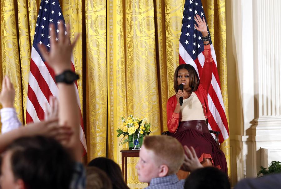 Michelle honors 'Take our daughters and sons to work Day'