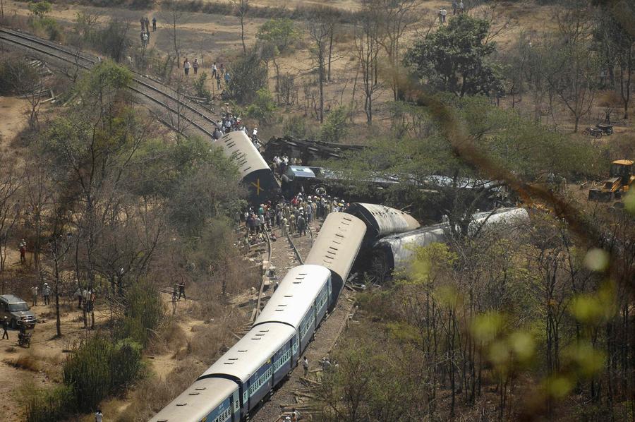 Indian train derailment kills at least 12