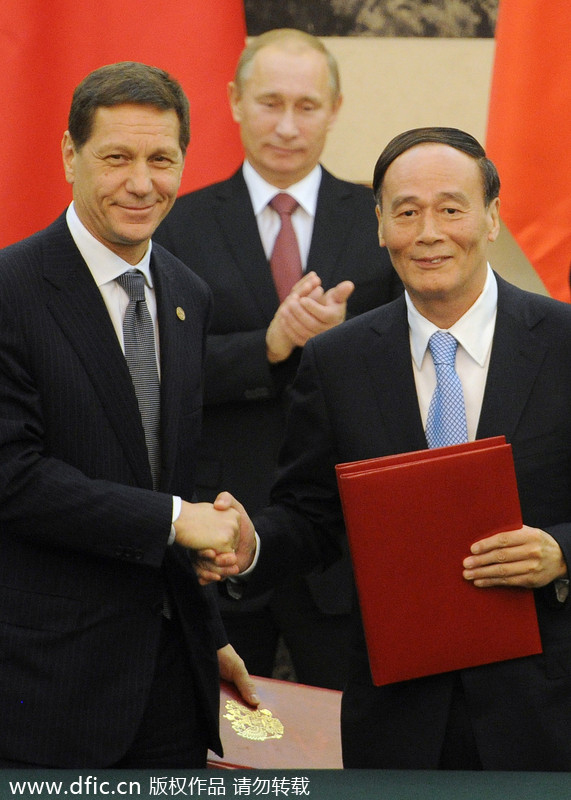 Putin's close ties with China