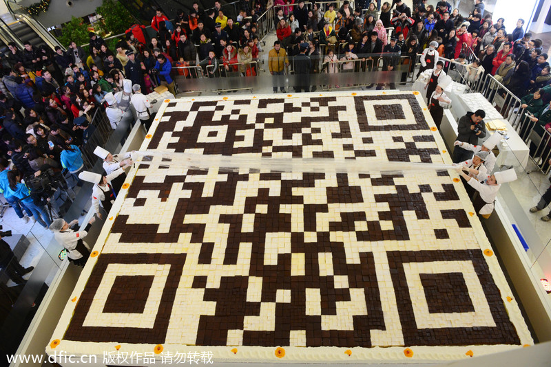 World now filled with QR code