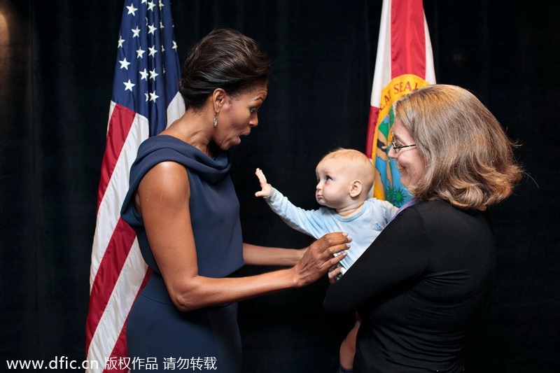 Children upstage world dignitaries