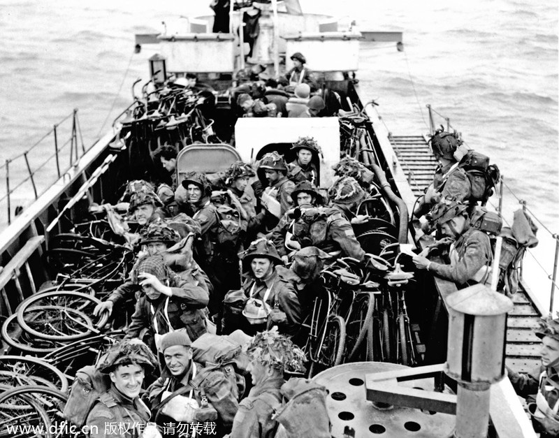 70 years ago on Normandy coastline