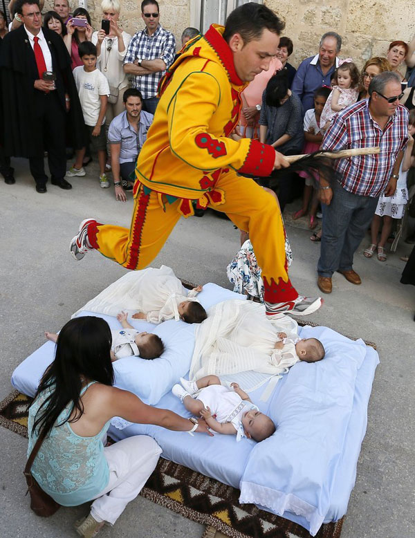El Colacho: Photos of 400-Year-Old Spanish Devil Baby Jumping Festival