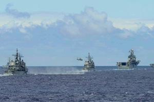 Chinese naval vessels participate in RIMPAC drill