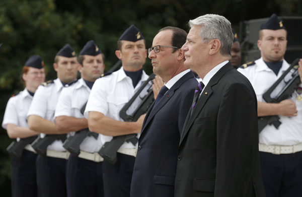 France, Germany hail ties at WWI commemoration ceremony