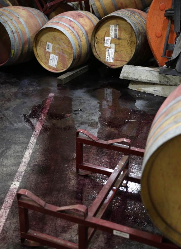 Wine worth of $4b lost in Calif earthquake 