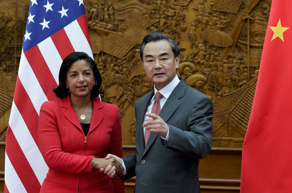 Chinese FM meets US security advisor