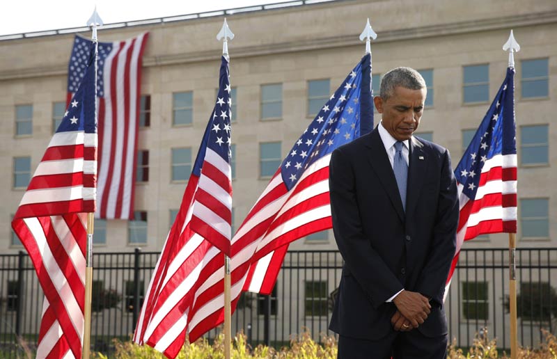 Obama leads US in remembrance of Sept 11 victims