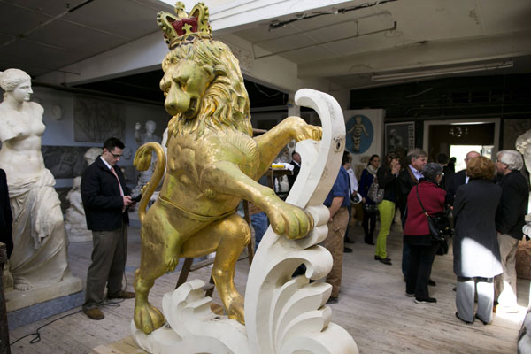 113-year-old time capsule found inside a lion statue in US