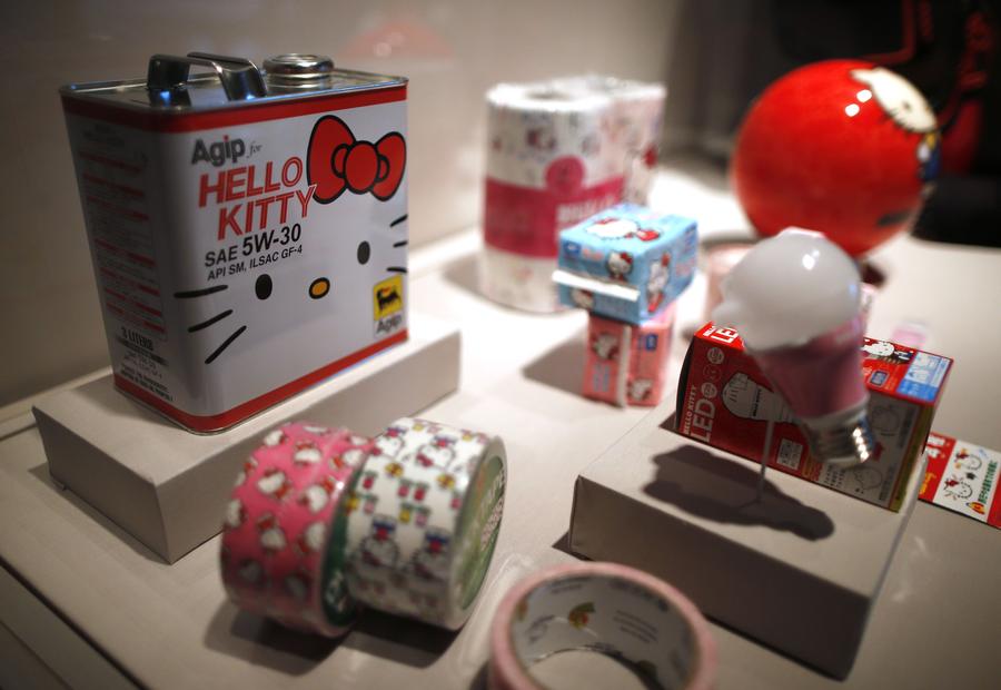 Hello Kitty's 40th anniversary exhibition held